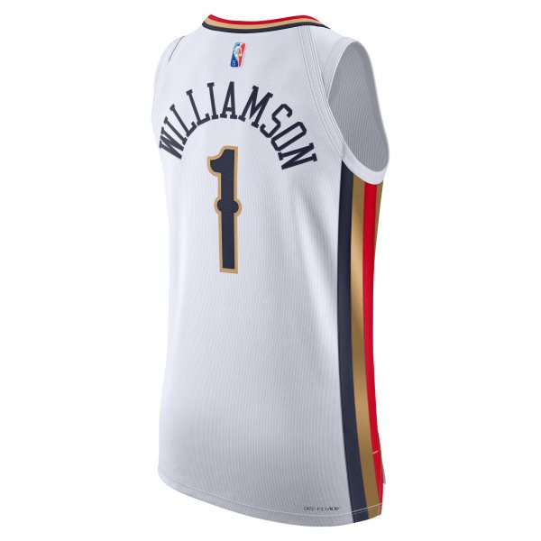 Men's New Orleans Pelicans Zion Williamson Nike White 2021/22 Swingman Jersey - City Edition