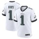 Men's Philadelphia Eagles Jalen Hurts Nike White White Game Jersey