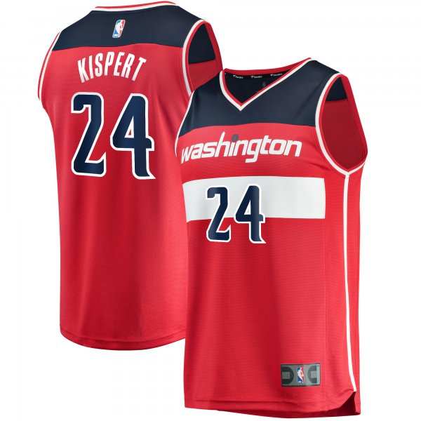 Men's Washington Wizards Corey Kispert Fanatics Red Fast Break Replica Jersey - Icon Edition