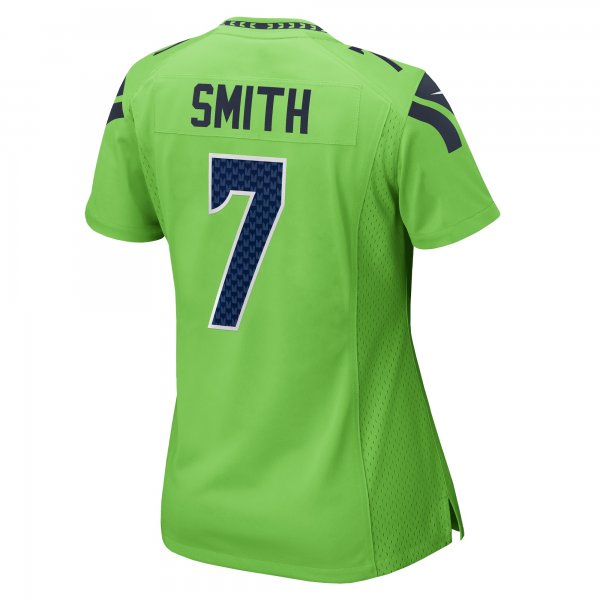 Women's Seattle Seahawks Geno Smith Nike Neon Green  Game Jersey