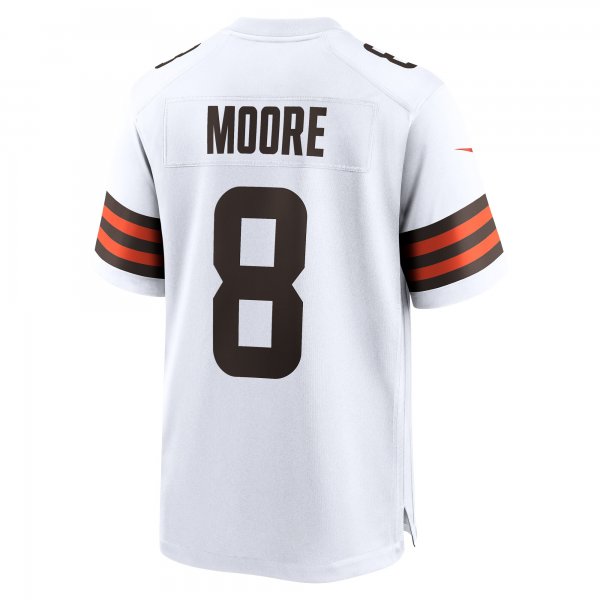 Men's Cleveland Browns Elijah Moore Nike  White Team Game Jersey