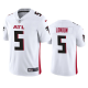 Men's Atlanta Falcons Drake London White 2022 NFL New Draft Vapor Limited Jersey