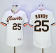 San Francisco Giants #25 Barry Bonds White Flexbase Collection Cooperstown Stitched MLB Jersey