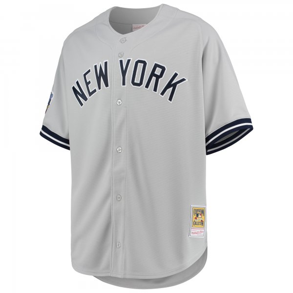 Men's New York Yankees Derek Jeter Mitchell & Ness Gray 1998 Cooperstown Collection Road Jersey