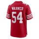 Men's San Francisco 49ers Fred Warner Nike Scarlet Player Game Jersey