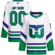 Men's Carolina Hurricanes  adidas White   Primegreen Custom Jersey