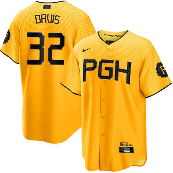 Men's Pittsburgh Pirates #32 Henry Davis Nike Limited White Jersey