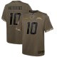 Youth Los Angeles Chargers Justin Herbert Nike Olive 2022 Salute To Service Player Limited Jersey