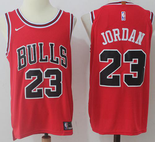 Youth Nike Chicago Bulls #23 Michael Jordan Red Stitched NBA Swingman Jersey