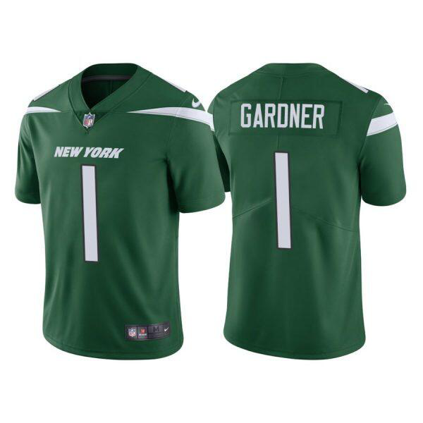 Youth New York Jets #1 Ahmad Gardner 2022 Green Vapor Untouchable Limited Stitched NFL Jersey