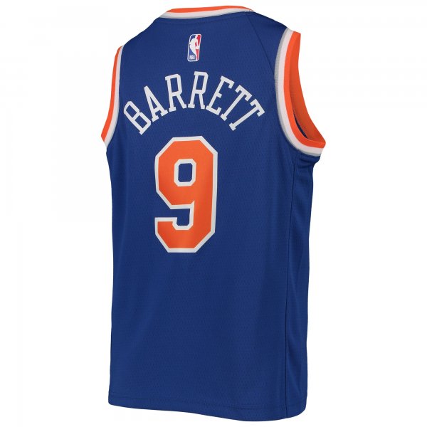 Youth New York Knicks RJ Barrett Nike Royal Swingman Jersey - Icon Edition