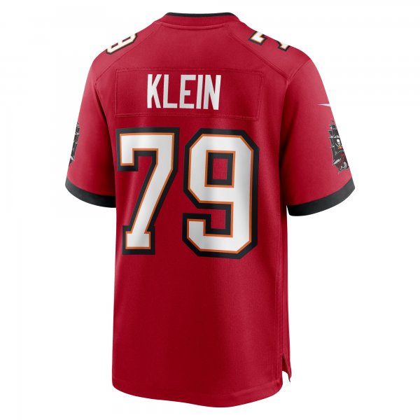 Men's Tampa Bay Buccaneers Elijah Klein Nike  Red  Game Jersey