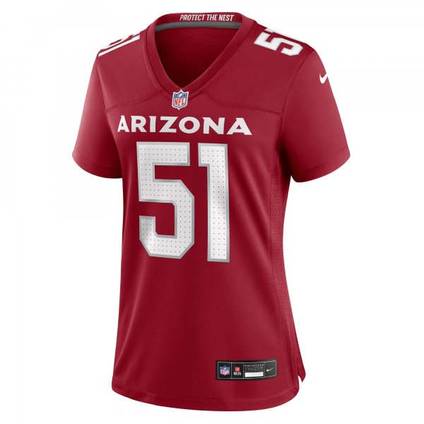 Women's Arizona Cardinals Krys Barnes Nike  Cardinal Team Game Jersey