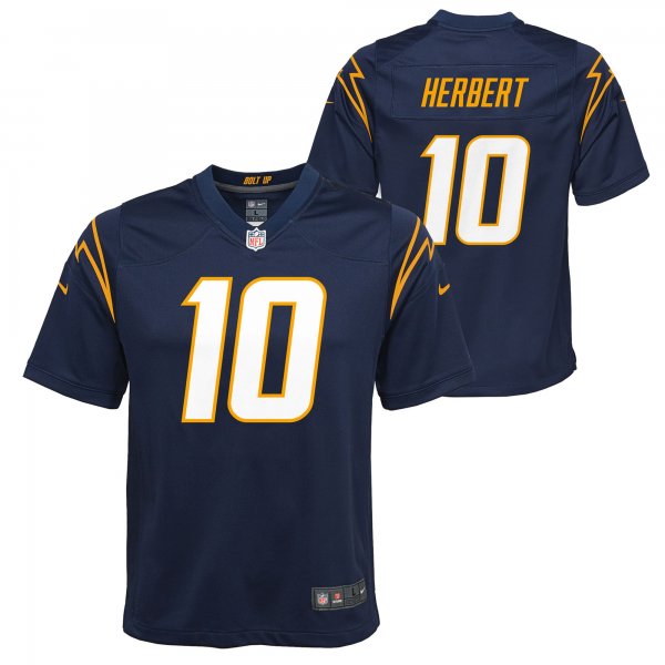 Youth Los Angeles Chargers Justin Herbert Nike Navy Game Jersey