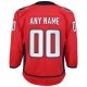 Youth Washington Capitals Red Home Custom Premier Jersey