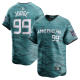 Men's American League #99 Aaron Judge Nike Teal 2023 MLB All-Star Game Cool Base Jersey