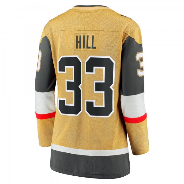 Women's Vegas Golden Knights Adin Hill Fanatics Gold Home Breakaway Player Jersey