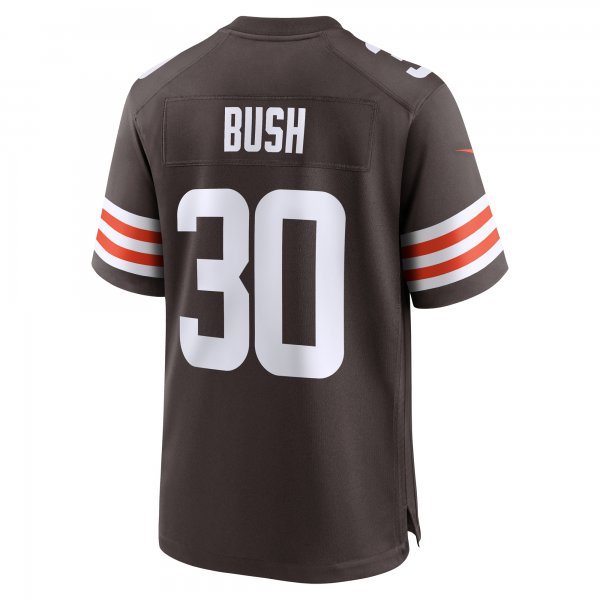 Men's Cleveland Browns Devin Bush Nike  Brown  Game Jersey