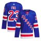 Men's New York Rangers Adam Fox adidas Blue Home Primegreen Pro Player Jersey