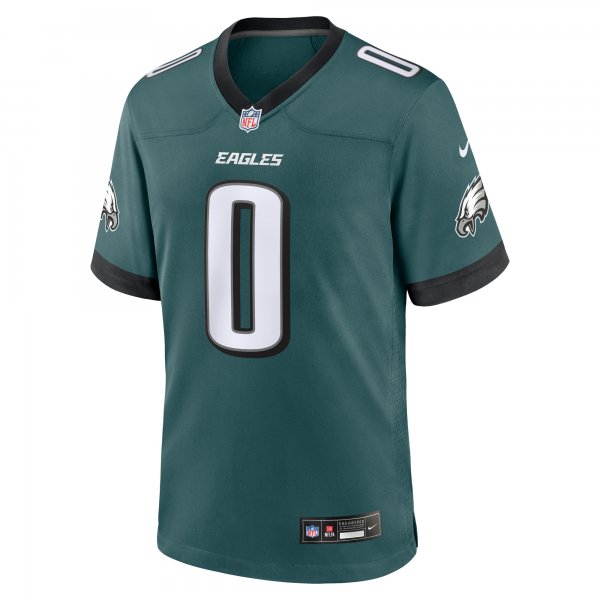 Men's Philadelphia Eagles Bryce Huff Nike Midnight Green Game Player Jersey