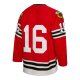 Men's Chicago Blackhawks Bobby Hull Mitchell & Ness Red  1960/61 Blue Line Player Jersey