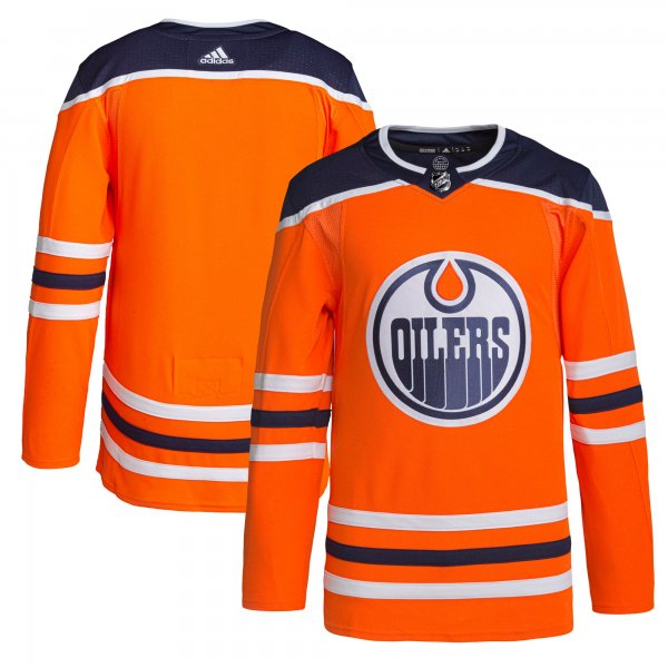 Men's Edmonton Oilers adidas Orange Home Jersey