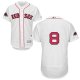 Boston Red Sox #8 Carl Yastrzemski White Flexbase Collection 2018 World Series Champions Stitched MLB Jersey