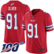 Buffalo Bills #91 Ed Oliver Red Men's Stitched NFL Limited Rush 100th Season Jersey