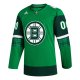 Men's Boston Bruins  adidas Kelly Green St. Patrick's Day Custom Jersey