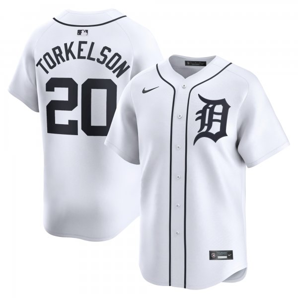 Youth Detroit Tigers Spencer Torkelson Nike White Home Limited Player Jersey