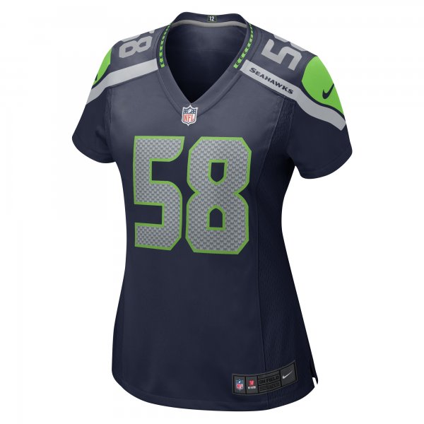 Women's Seattle Seahawks Derick Hall Nike College Navy  Game Jersey