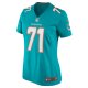 Women's Miami Dolphins Brandon Shell Nike Aqua Home Game Player Jersey