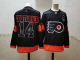 Men's Philadelphia Flyers #14 Sean Couturier Black Adidas 2020-21 Stitched NHL Jersey