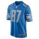 Men's Detroit Lions Sam LaPorta Nike Blue Team Game Jersey