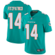 Men's Nike Miami Dolphins #14 Ryan Fitzpatrick Limited Home Aqua Green NFL Vapor Untouchable NFL Jersey