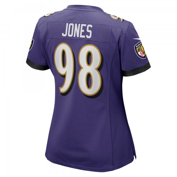 Women's Baltimore Ravens Travis Jones Nike Purple Player Game Jersey