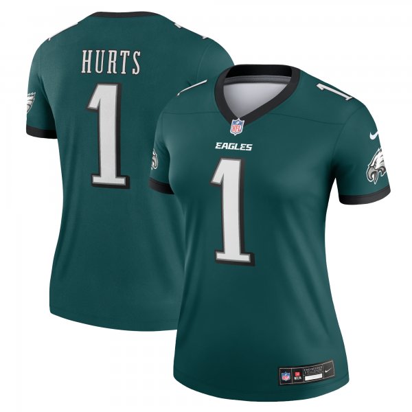 Women's Philadelphia Eagles Jalen Hurts Nike Midnight Green Legend Jersey