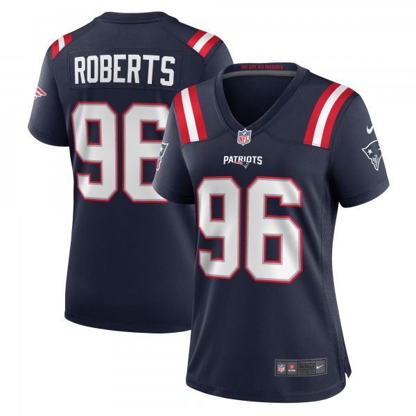 Women's New England Patriots Sam Roberts Nike Navy Game Player Jersey