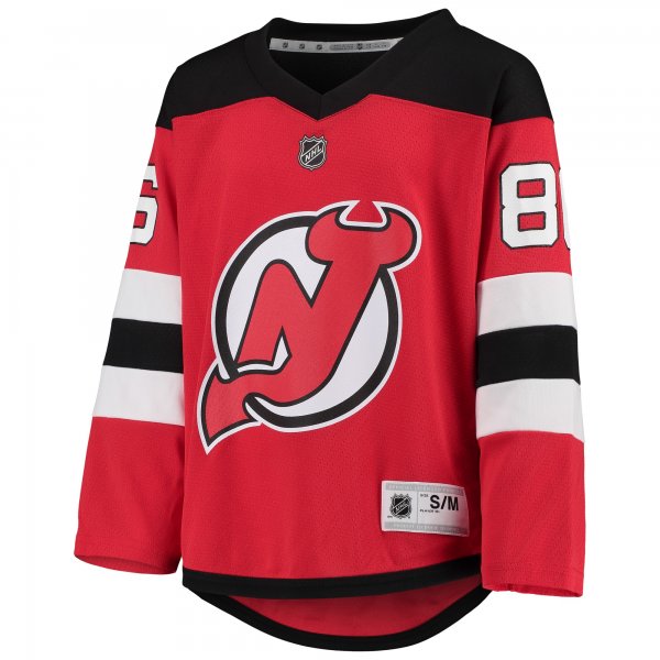 Youth New Jersey Devils Jack Hughes Red Home Player Replica Jersey