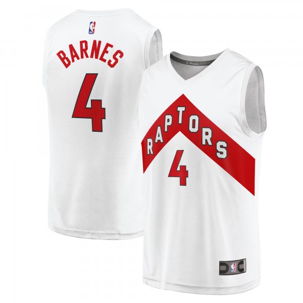 Youth Toronto Raptors Scottie Barnes Fanatics White Fast Break Player Jersey - Association Edition