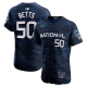 Men's National League #50 Mookie Betts Nike Royal 2023 MLB All-Star Game Flex Base Jersey