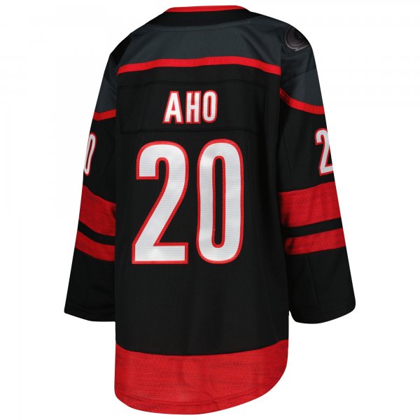 Youth Carolina Hurricanes Sebastian Aho Black Home Premier Player Jersey