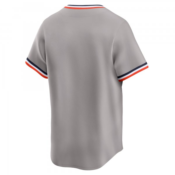 Men's Detroit Tigers Nike Gray Cooperstown Collection Limited Jersey