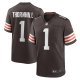 Men's Cleveland Browns Juan Thornhill Nike Brown Game Player Jersey