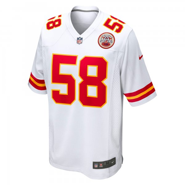 Men's Kansas City Chiefs Derrick Thomas Nike White Retired Player Game Jersey