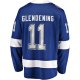 Men's Tampa Bay Lightning Luke Glendening Fanatics Blue Home Breakaway Jersey