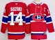 Men's #14 Nick Suzuki Montreal Canadiens Red City Edition Jersey