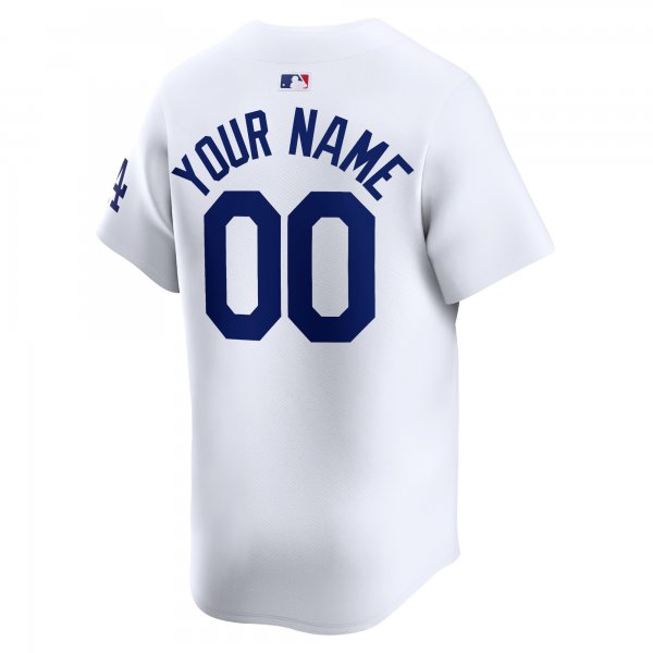 Youth Los Angeles Dodgers Nike White Home Limited Custom Jersey