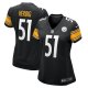 Women's Pittsburgh Steelers Nick Herbig Nike  Black  Game Jersey