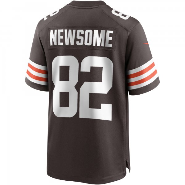 Men's Cleveland Browns Ozzie Newsome Nike Brown Game Retired Player Jersey